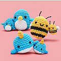 Woobles Mommy & Me 2-in-1 Crochet Kit - Choose Your Style!