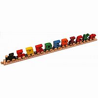 Custom Wooden Name Train