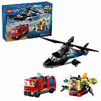 LEGO 60462 Helicopter, Fire Truck, & Submarine Remix