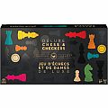 Cardinal Legacy Deluxe Chess & Checkers Wooden Set