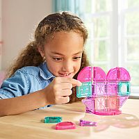 Magna-Tiles microMAGS 26-Piece Heart to Heart Travel Set