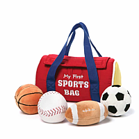 My First Sports Bag Playset, 8 in - Gund Plush