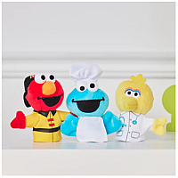 Sesame Street People in Your Neighborhood Finger Puppets Set of 3, 3 in - Sesame Street