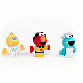 Sesame Street People in Your Neighborhood Finger Puppets Set of 3, 3 in - Sesame Street