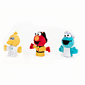 Sesame Street People in Your Neighborhood Finger Puppets Set of 3, 3 in - Sesame Street