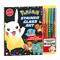 Klutz Pokemon Stained Glass Art Crafting Kit 