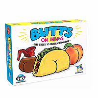 Butts On Things Matching Card Game  Ages 8+