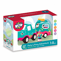 Polly's Pony Adventure  Push Along Truck by Wow Toys