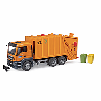 Bruder 3760 MAN TGS Orange Garbage Truck