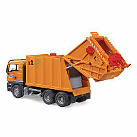 Bruder 3760 MAN TGS Orange Garbage Truck