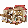 Calico Critters Red Roof Country Home Secret Attic Gift Set  CC2288