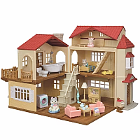 Calico Critters Red Roof Country Home Secret Attic Gift Set  CC2288