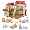 Calico Critters Red Roof Country Home Secret Attic Gift Set  CC2288
