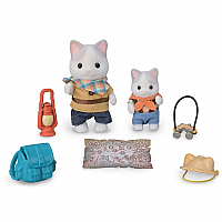 Calico Critters Exciting Exploration Set - Latte Cat Brother & Baby 