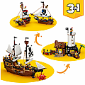 LEGO 31387 Iconic 3 in 1 Pirate Ship