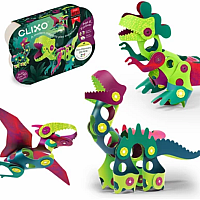 Clixo Dino Discovery Magnetic Building Kit