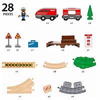 BRIO 36102 Pull Back Train Set