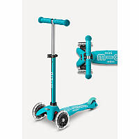 Micro Mini Deluxe LED Scooter - Aqua