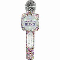 Sing-Along Bling Karaoke Microphone - Rainbow