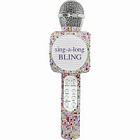 Sing-Along Bling Karaoke Microphone - Rainbow