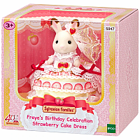Calico Critters Freya Strawberry Dress Special Edition 