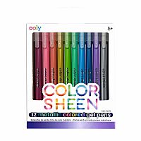 Ooly Color Sheen Metallic Gel Pens - Set of 12