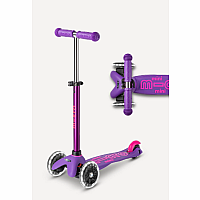 Micro Mini Deluxe LED Scooter - Purple/Pink