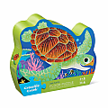 36-pc Shaped Box Foil Puzzle - Sea Turtle
