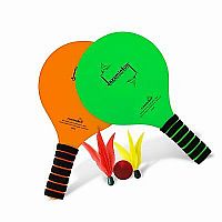 Jazzminton 2 in 1 Lite Outdoor Badminton Set